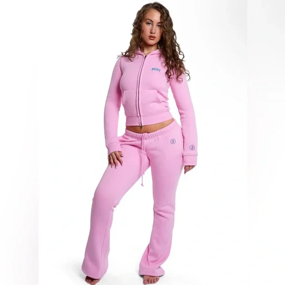BODY BY RAVEN BACKSHOT SWEATSUIT 2.0 BUBBLEGUM PINK!!🍬🩷 - Picture 1 of 7